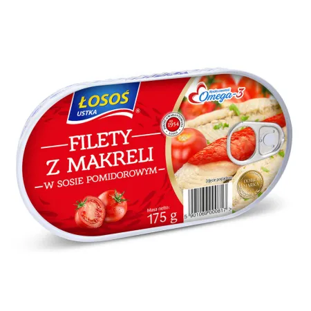 Filety z makreli w sosie pomidorowym